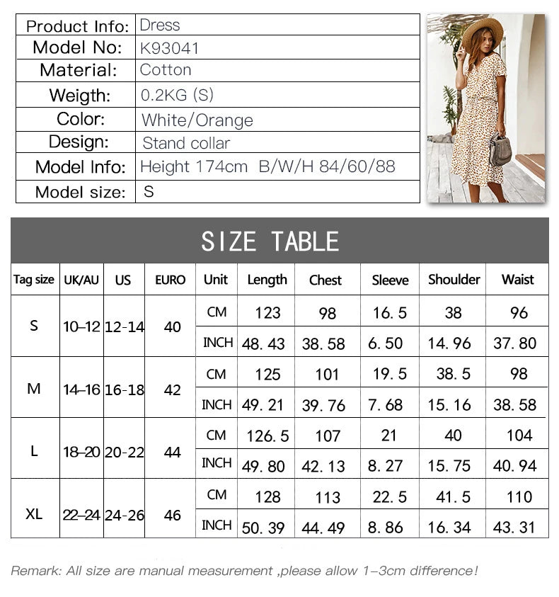 Vintage Floral Print Dress Women